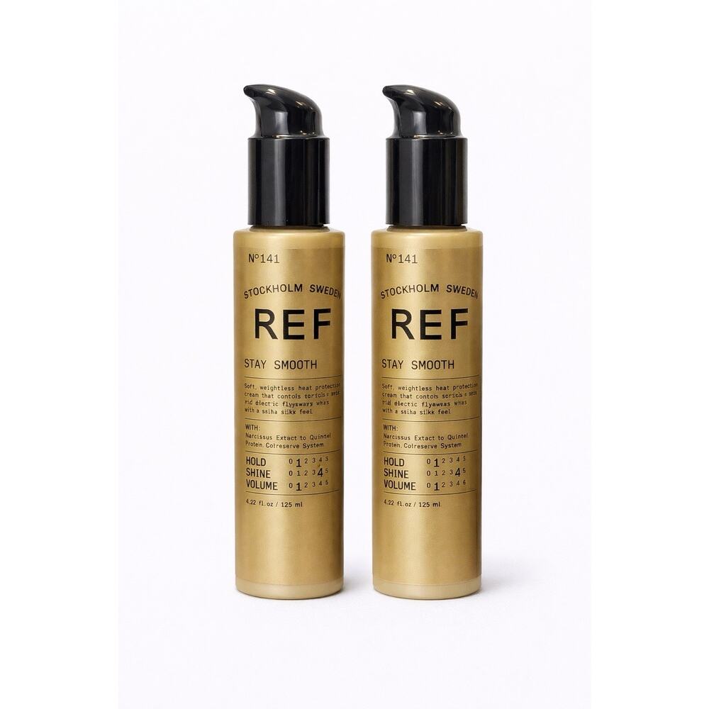 REF Stay Smooth Nº141 4.22 Fl Oz / 125ml Duo Heat Protection Anti Frizz Cream